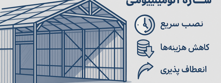 فواید و مزایای اجاره سازه آلومینیومی